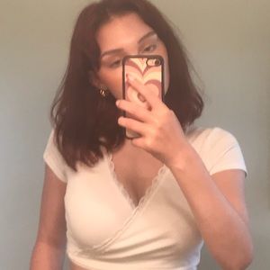 Cute Trendy Y2K Top from Garage Size S